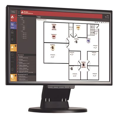 Monitor LED HD / 24 pulgadas / Bocinas integradas / Listado UL / 100-240 VAC a 12 VDC / ONYXWorks | SIERRA STORE