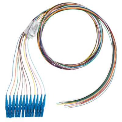 PANDUIT F9TBN1NNNSZM001 - Kit de 12 Pigtails con Conector LC, Monomodo 9/125 OS2, 900um, de 1 Metro (3.28 Pies) | SIERRA STORE