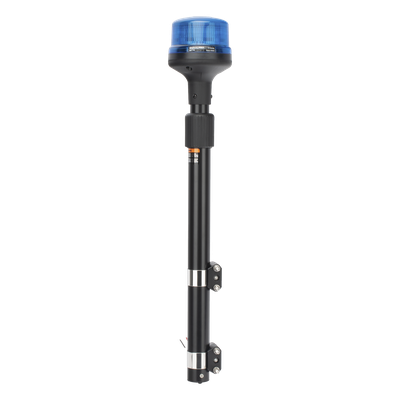 Luz Telescópica para Motocicletas / 8 LED / Azul / 12~24 VCD / Perfil Bajo 88 mm / Certificación ECE R65 / SAE J845 | SIERRA STORE