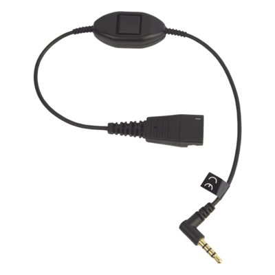 Cable QD a 3.5 mm / Push-to-Talk Integrado / Control de Llamadas / Compatible Smartphones | SIERRA STORE