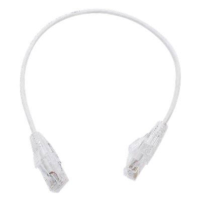 LINKEDPRO BY EPCOM LP-UT6-030-WH28 - Cable de Parcheo Slim UTP / Cat6 / 28 AWG / 30 cm (0.98 ft) / Blanco / RJ45 | SIERRA STORE