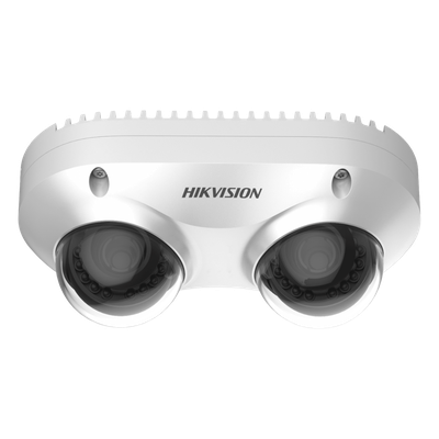 HIKVISION DS-2CD6D52G0-IHS - Cámara IP Dual-Lente / 5 Megapixel / 2.8 mm Fijo / WDR 120 dB / IR 10 m (32.8 ft) / IP67 / IK10 / PoE / | SIERRA STORE