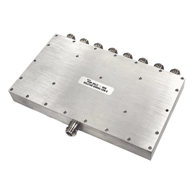 Divisor de Potencia Wilkinson / 8 Vías / 694-2700 MHz / 50W / Conectores N Hembra / Uso Interior | SIERRA STORE