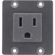 Módulo de Alimentación Eléctrica TBUS | Toma US 100-120V AC 5A | Doble Insert | Certificación UL | Compatible UTBUS | SIERRA STORE