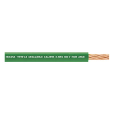 Cable THW-LS / Calibre 14 AWG / 19 Hilos / PVC Autoextinguible / 90 °C / Verde / Venta por Metro | SIERRA STORE