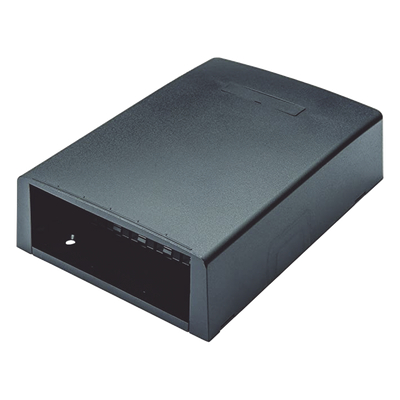 PANDUIT CBXF12BL-AY - Caja de Montaje en Superficie / 12 Puertos Mini-Com / Almacenamiento 24 m (78.7 ft) Fibra Óptica / Color Negro | SIERRA STORE