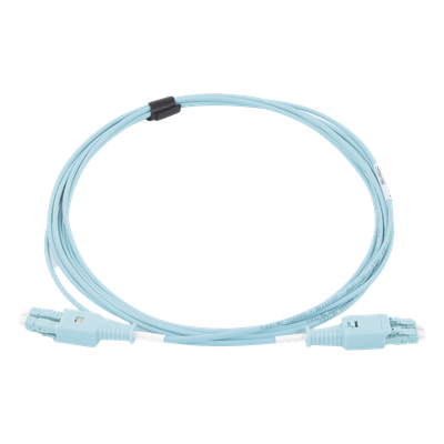 SIEMON FBP-LCLC5V-03AQ - Jumper de Fibra Óptica BladePatch LC-LC Duplex, Multimodo 50/125 OM4, OFNR, Color Aqua, 3 Metros | SIERRA STORE