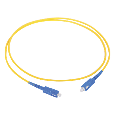LINKEDPRO BY EPCOM LPSMJSCUSCUSP31 - Jumper de Fibra Óptica Monomodo SC/UPC-SC/UPC Simplex de 1 metro, 3 mm | SIERRA STORE