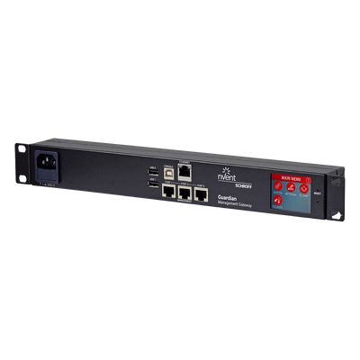 Gateway de Monitoreo Ambiental / 48 Sensores / 3 Puertos / 40 m (131.2 ft) por Puerto / 1U Rack / 1 GbE / LCD Táctil | SIERRA STORE
