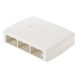 PANDUIT CBXQ6WH-A - Caja de Montaje en Superficie / 6 Puertos Mini-Com / 129x30.5x94 mm / 0.42x0.10x0.31 pies / ABS / Blanco | SIERRA STORE