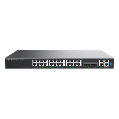 Router Todo-en-Uno / 50 Extensiones PBX / Firewall NGFW 9 Gbps / VPN IPsec 1.3 Gbps / 4x SFP+ 10 GbE / 8x 2.5 GbE / 16x GbE / Gestión | SIERRA STORE