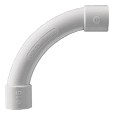 Curva para Tubería Rígida / 50 mm / PVC Auto-extinguible / Libre de Halógenos / Datos y Telecomunicaciones | SIERRA STORE