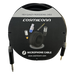 Cable de audio / 6.35mm a 3.5mm / Conectores dorados / 5m / 16.4 pies | SIERRA STORE