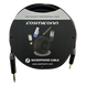 Cable de audio / 6.35mm a 3.5mm / Conectores dorados / 5m / 16.4 pies | SIERRA STORE