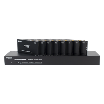 Splitter y Extensor de Video HDBaseT / 1x8 / 4K@60Hz 4:4:4 / 120 m (393.7 ft) en 4K / 150 m (492.1 ft) en 1080p / 18 Gbps / HDR10+ / | SIERRA STORE
