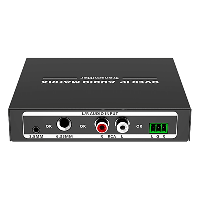 Extensor de Audio sobre IP / PCM 2.0 / Alcance 120 m (393.7 ft) / Matriz Flexible 1:1 1:N N:N / Múltiples Interfaces Analógicas / | SIERRA STORE