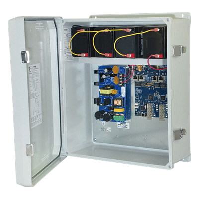 Inyector PoE Industrial / 4 Puertos Gigabit / 2 SFP 1G / 120W Total / Hi-PoE 60W / IP66 / Batería de Respaldo | SIERRA STORE