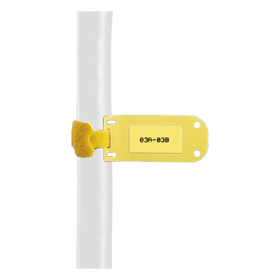 PANDUIT SLCT-YL - Marcadores de Identificación Autolaminados / 33.3 x 76.2 mm / 1.31' x 3.00' / Vinilo / Interior-Exterior / Amarillo | SIERRA STORE