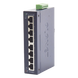 Switch Industrial No Administrable / 8 Puertos Gigabit 10/100/1000T / IP30 / Riel DIN y Pared / -40 a 75°C / 12-48 VDC | SIERRA STORE