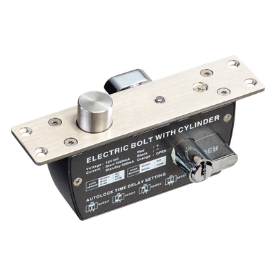 ACCESSPRO PROEB620 - Cerradura de Perno Eléctrica / 2000 kg de Fuerza de Sujeción / Fail Safe 12 VCC / Temporizador 0-9 s / Sensor de | SIERRA STORE