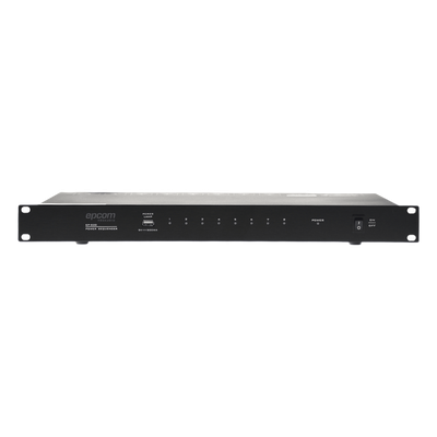 Secuenciador de Potencia / 8 Canales / Retraso 1 s / 6000 W Total / 10 A por Canal / Activación Remota 24 VCD / Rack 19" (1.7 ft) | SIERRA STORE