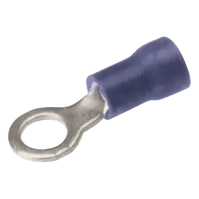 Terminal de Anillo / 16-14 AWG / Ojillo 0.20 in / Barril Recubierto / 0.91 in (3 ft) Largo / Vinilo | SIERRA STORE