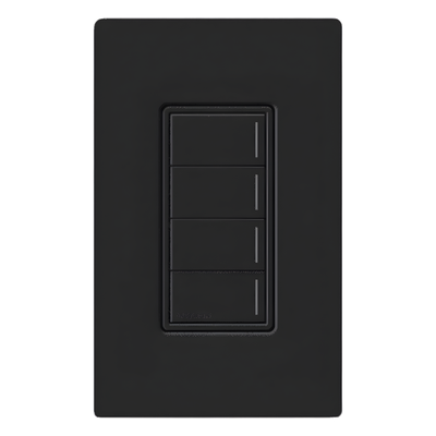 Botonera Híbrida con Dimmer Integrado / 4 Botones / 3 Escenas / Retroiluminación Personalizable / 120 V / RadioRA 3 | SIERRA STORE