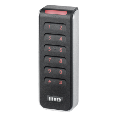 Lector de Control de Acceso con Teclado Capacitivo / Multitecnología SEOS / Salida Wiegand y OSDP / 12 VCC / 1.78 x 4.79 x 0.85 | SIERRA STORE