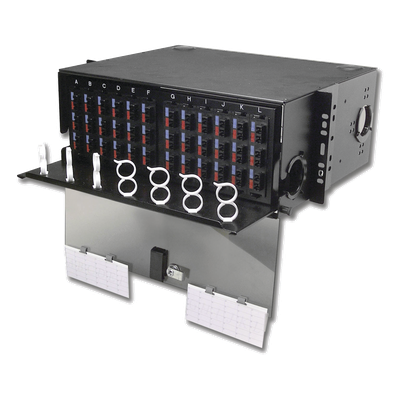 SIEMON RIC3-72-01 - Panel de Conexión de Fibra Óptica (RIC3) Para Rack de 19in, Acepta 12 Placas Quick Pack, Hasta 288 Fibras, 4 UR | SIERRA STORE