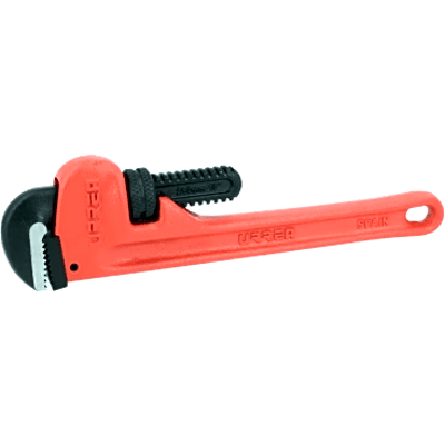 Llave Stilson de 12"/ Hierro Maleable / Maneral Ergonómico / Capacidad Máx. Tubo 2"/ Sistema de Quijadas con Resorte / Montura Super | SIERRA STORE