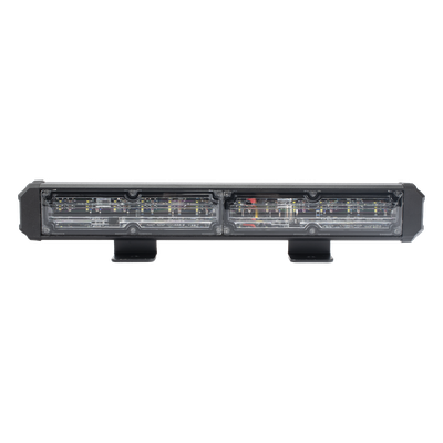 Barra de Luz de Advertencia / 2 Módulos LED / 10 Patrones de Destello / 10.8' (274 mm) / 10-30 VCC / 1.7 A Máximo | SIERRA STORE