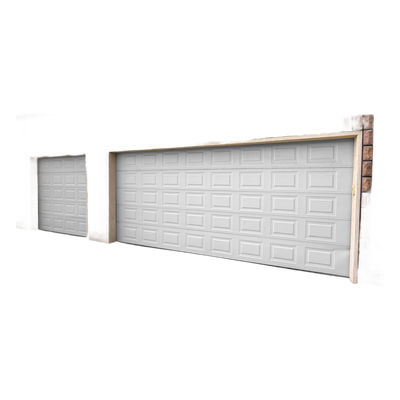 ACCESSPRO SECGAR187SC - Puerta de Garage Seccional / Panel 43 mm / Lámina Calibre 26 / Densidad 45 kg/m³ / Diseño Americano 4 | SIERRA STORE