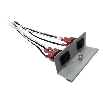 Soporte de interruptor basculante / Doble / 250 VCA / 15 A / 18 AWG / 0.82 m (2.7 ft) | SIERRA STORE