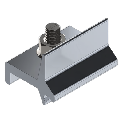 Abrazadera de Fijación / Aluminio Serie 6000 / N Rail 4.72 Horizontal a Vertical / Tornillería Inoxidable Incluida / 54 g | SIERRA STORE