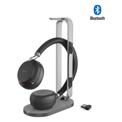 Diadema Inalámbrica UC / ANC Híbrida 35 dB / Bluetooth 5.3 45 m (147.6 ft) / Autonomía 40 h / Carga USB-C y Qi / 5 Micrófonos Acoustic | SIERRA STORE