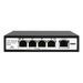 Switch PoE / 100 Metros PoE / 4 puertos 802.3af /at ( 60 W ) 10/100 Mbps + 1 puerto uplink | SIERRA STORE