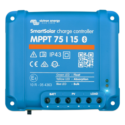 Controlador de Carga Solar MPPT / 15 A / 12/24 Vcc / Eficiencia 98% / Bluetooth Integrado / IP43 | SIERRA STORE