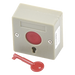 AccessPRO ACCESSPA53 - Botón de Pánico / Restablecimiento con Llave / Contactos NO/COM/NC 3A/24VDC / Material Ignífugo / 53x53x27 mm | SIERRA STORE