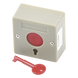 AccessPRO ACCESSPA53 - Botón de Pánico / Restablecimiento con Llave / Contactos NO/COM/NC 3A/24VDC / Material Ignífugo / 53x53x27 mm | SIERRA STORE