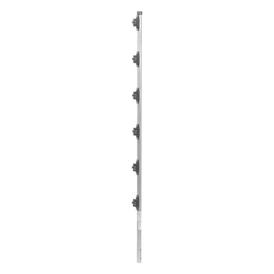 EPCOM INDUSTRIAL SYS-POST-10 - Poste para Cerca Electrificada / 6 Aisladores de Paso / Acero Galvanizado Calibre 18 / Altura 1.4 m | SIERRA STORE