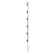 EPCOM INDUSTRIAL SYS-POST-10 - Poste para Cerca Electrificada / 6 Aisladores de Paso / Acero Galvanizado Calibre 18 / Altura 1.4 m | SIERRA STORE