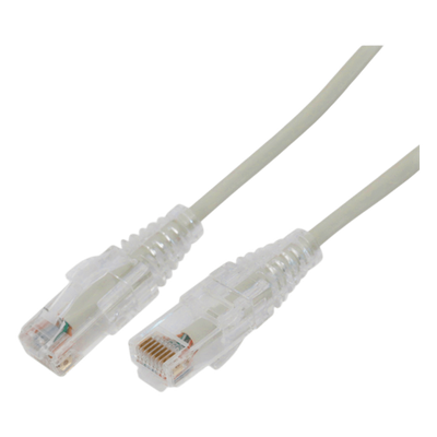 LINKEDPRO BY EPCOM LP-UT6A-500-GY28 - Cable de Parcheo Slim UTP Cat6A / 5 m (16.40 ft) / 28 AWG / Gris / RJ45 | SIERRA STORE