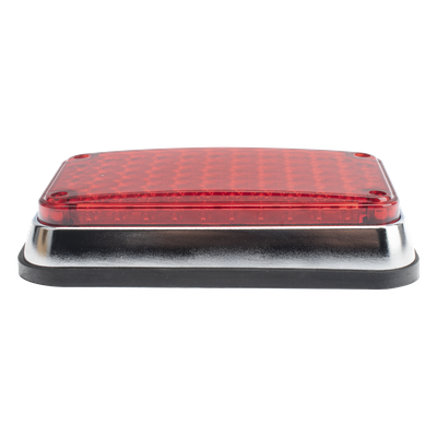 Luz de Advertencia LED / 66 LEDs / 6x4 Pulgadas / 12 VCC / 10 Patrones de Destello / Montaje Permanente | SIERRA STORE