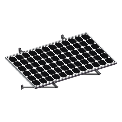 Montaje para Módulos Solares / Aluminio Anodizado / Riel 1400 mm / Espesor 35-40 mm / Muro | SIERRA STORE