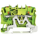 Borna de Tierra TOPJOB® S / 2 Conductores / Sección 2.5 mm² / Tecnología Push-in CAGE CLAMP® / Operación con Tecla / Monta...
