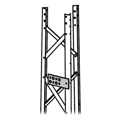 Guía de Cableado de Comunicación / Galvanizado en Inmersión en Caliente / Compatible Línea TITAN / 3 Unidades por Sección | SIERRA STORE