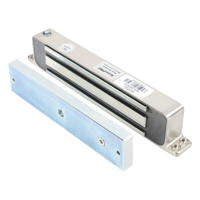 ACCESSPRO MAG600H - Chapa Magnética Electromagnética / 600 lbs (272 kg) / Montaje Superficial / IP68 / Dual 12V/24V DC / -10°C a +55°C | SIERRA STORE