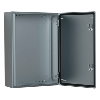 Gabinete Industrial / Acero Inoxidable AISI 304L / IP66 / 500x500x210 mm (19.7x19.7x8.3 in) / Montura Mural / Placa de Montaje 2 mm | SIERRA STORE