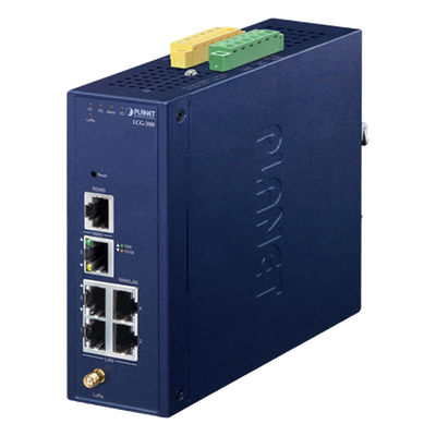 Gateway Industrial LoRaWAN / 5 Puertos 10/100/1000T / Banda 902-928 MHz / 2 E/S Digitales / IP30 / -40 a 75 °C | SIERRA STORE