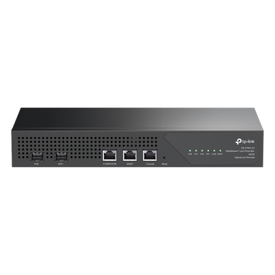 OLT GPON / 1 Puerto PON 2.5G / 128 ONUs / Uplink SFP+ 10G / Uplink RJ45 2.5G PoE / Redundancia DC-PoE / Gestión en la Nube | SIERRA STORE